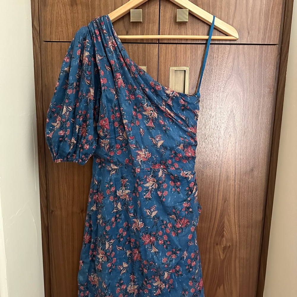 Etoile Isabel Marant Blue Print Mini Dress - Picture 5 of 8